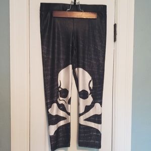 Terez for Soulcycle Medium Skull Tights
